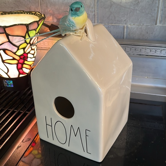 Rae Dunn Birdhouse. Functional if hung.  Or for decor - Picture 3 of 3